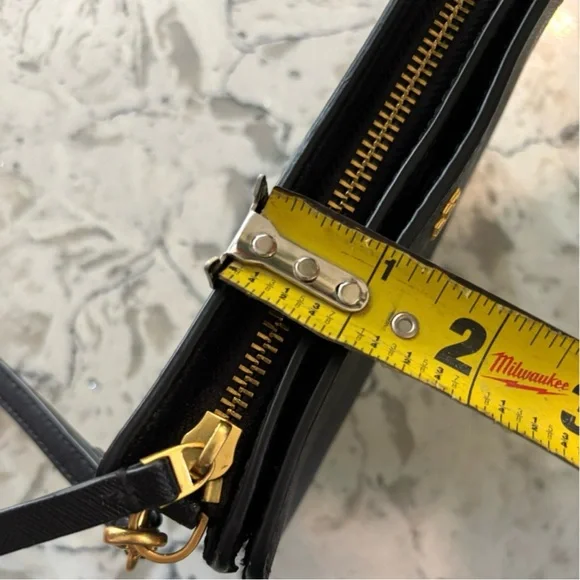 Tory Burch Black Wristlet with Gold Accent - Picture 7 of 8